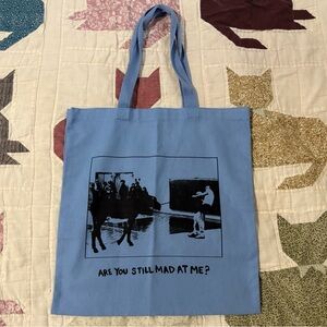Samia “Are You Still Mad at Me?” Lyric Tote Bag